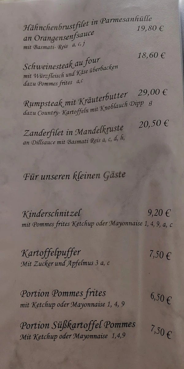 Speisekarte photo 1
