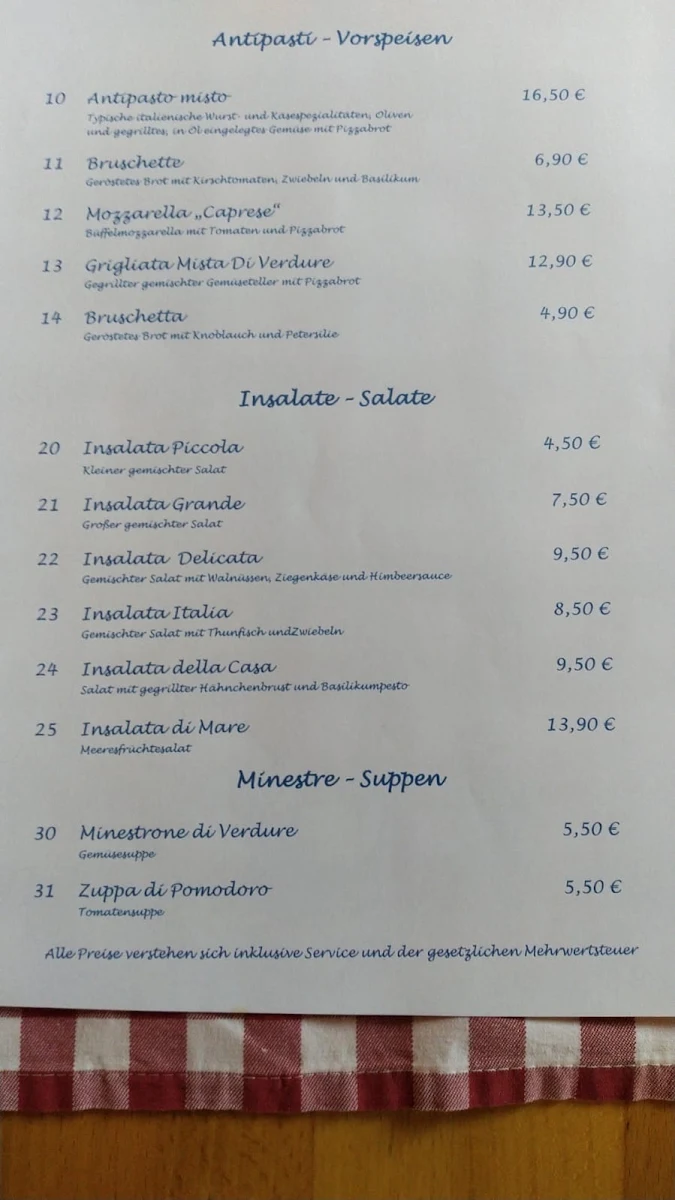 Speisekarte photo 2