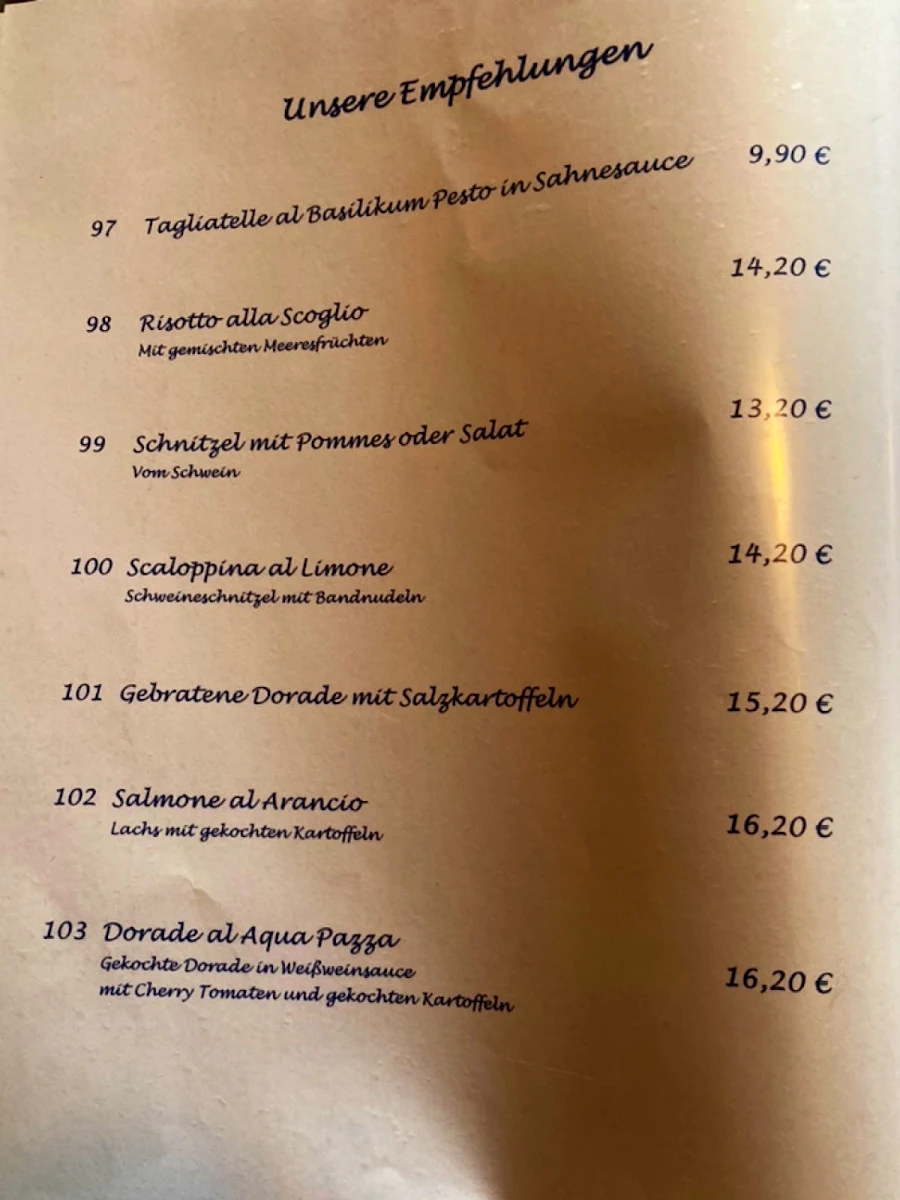 Speisekarte photo 3
