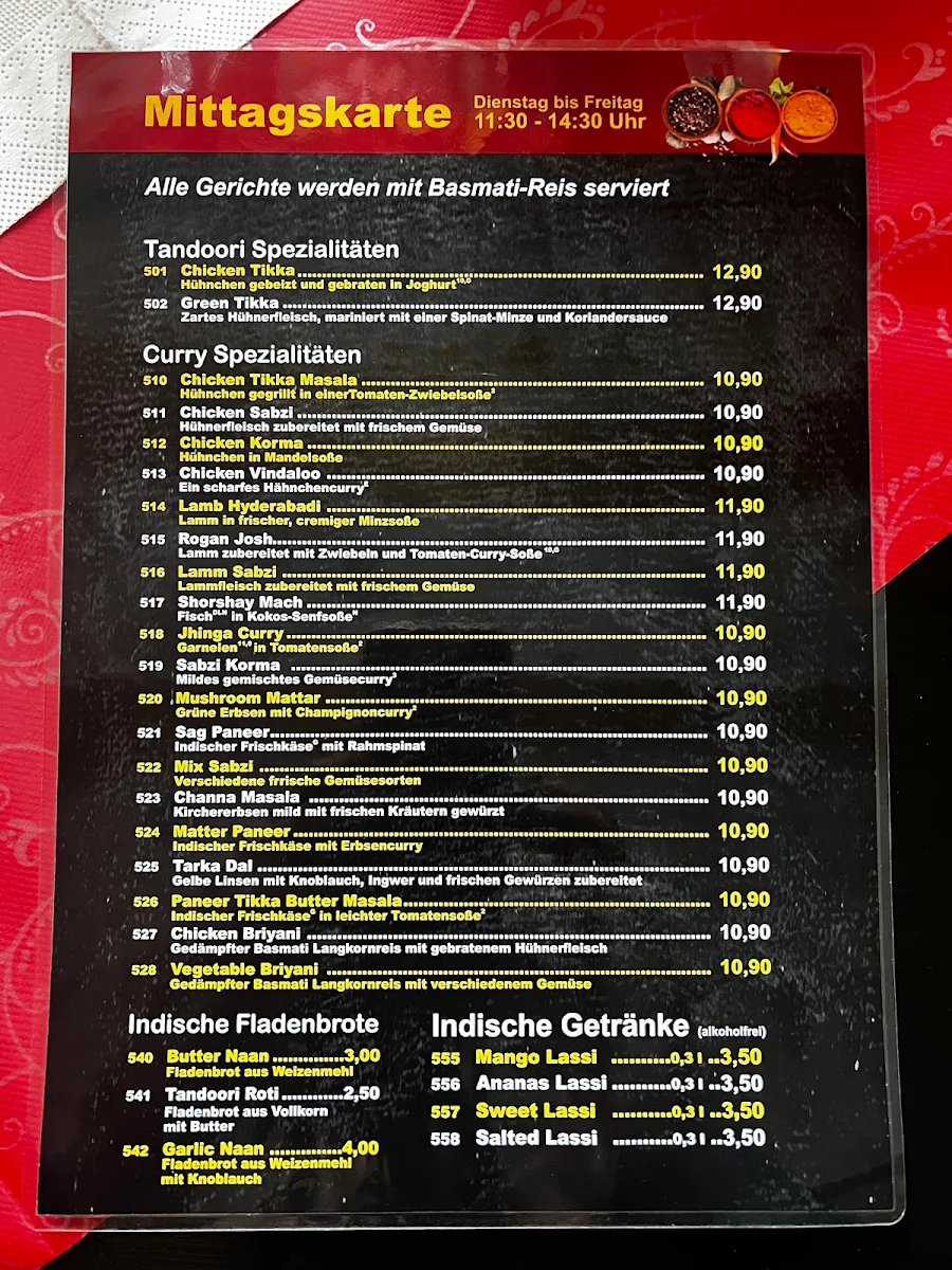 Speisekarte photo 2