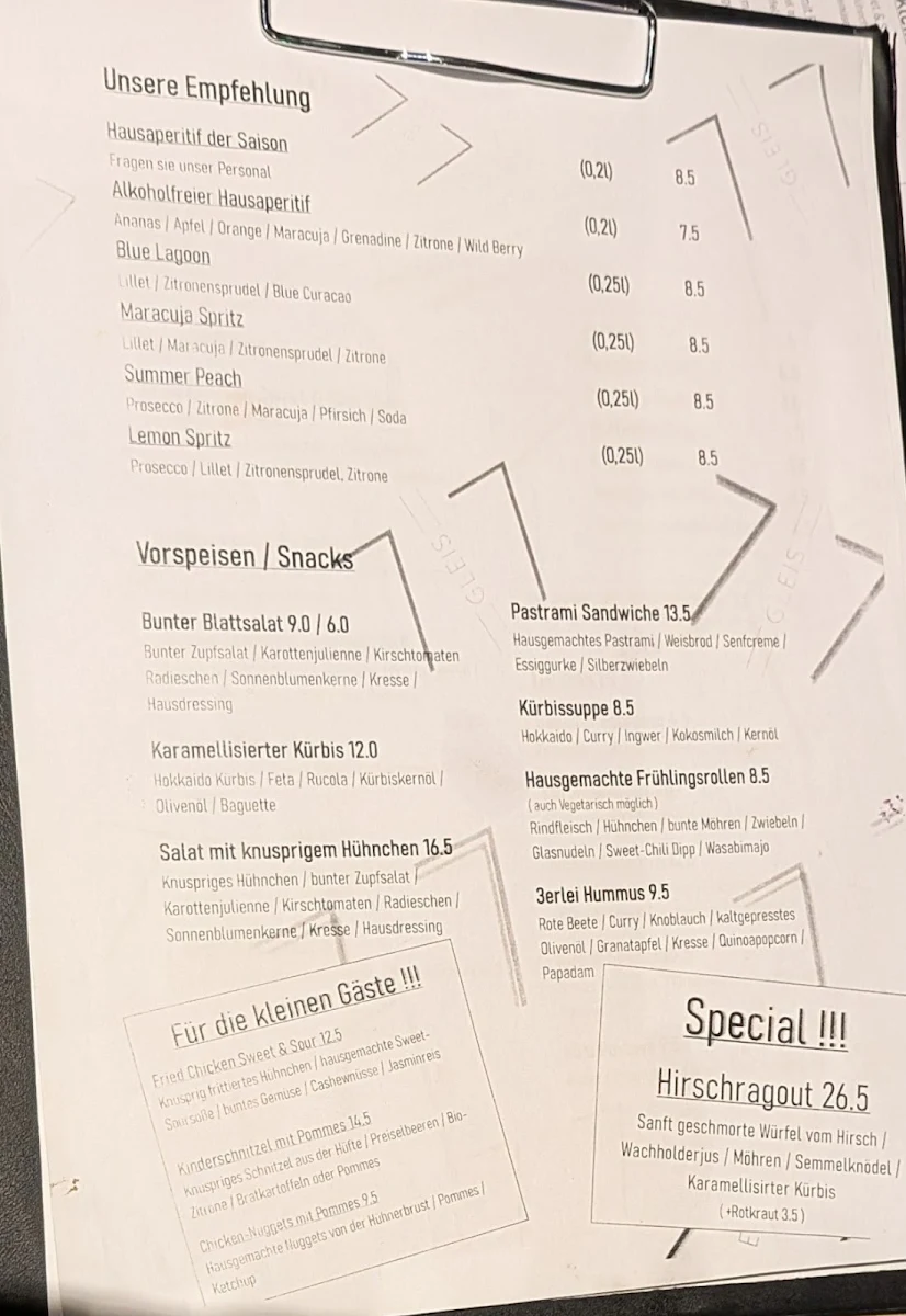 Speisekarte photo 1