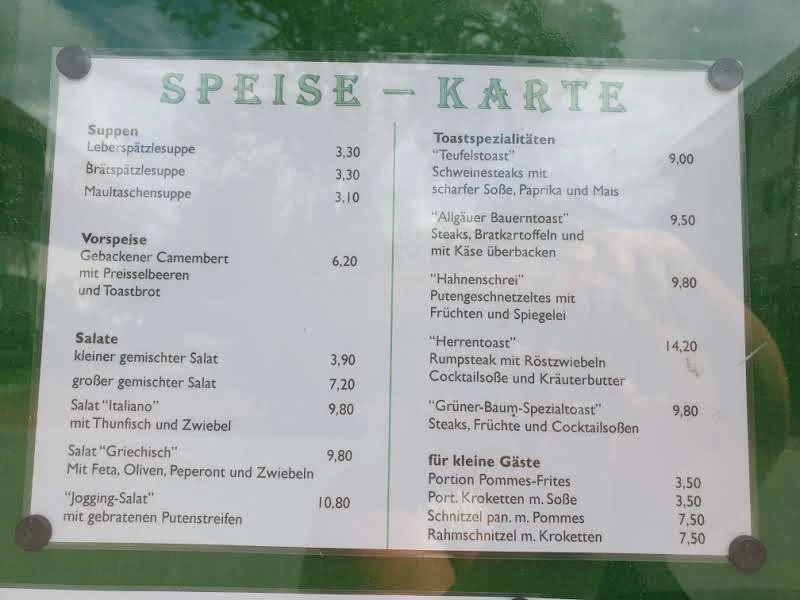 Speisekarte photo 5