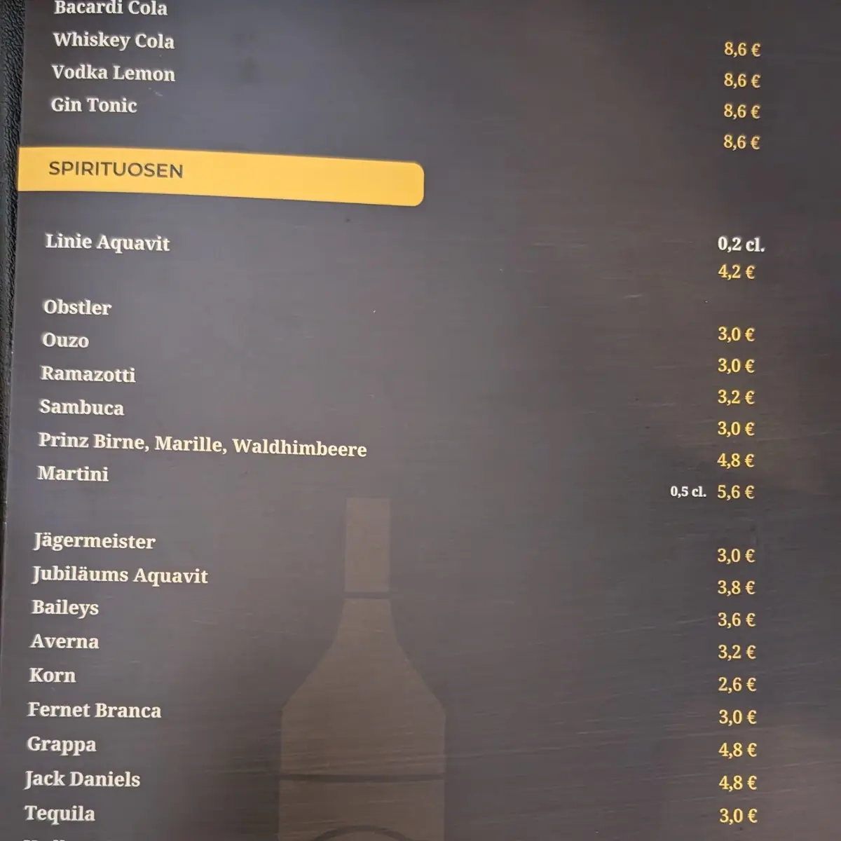 Speisekarte photo 2