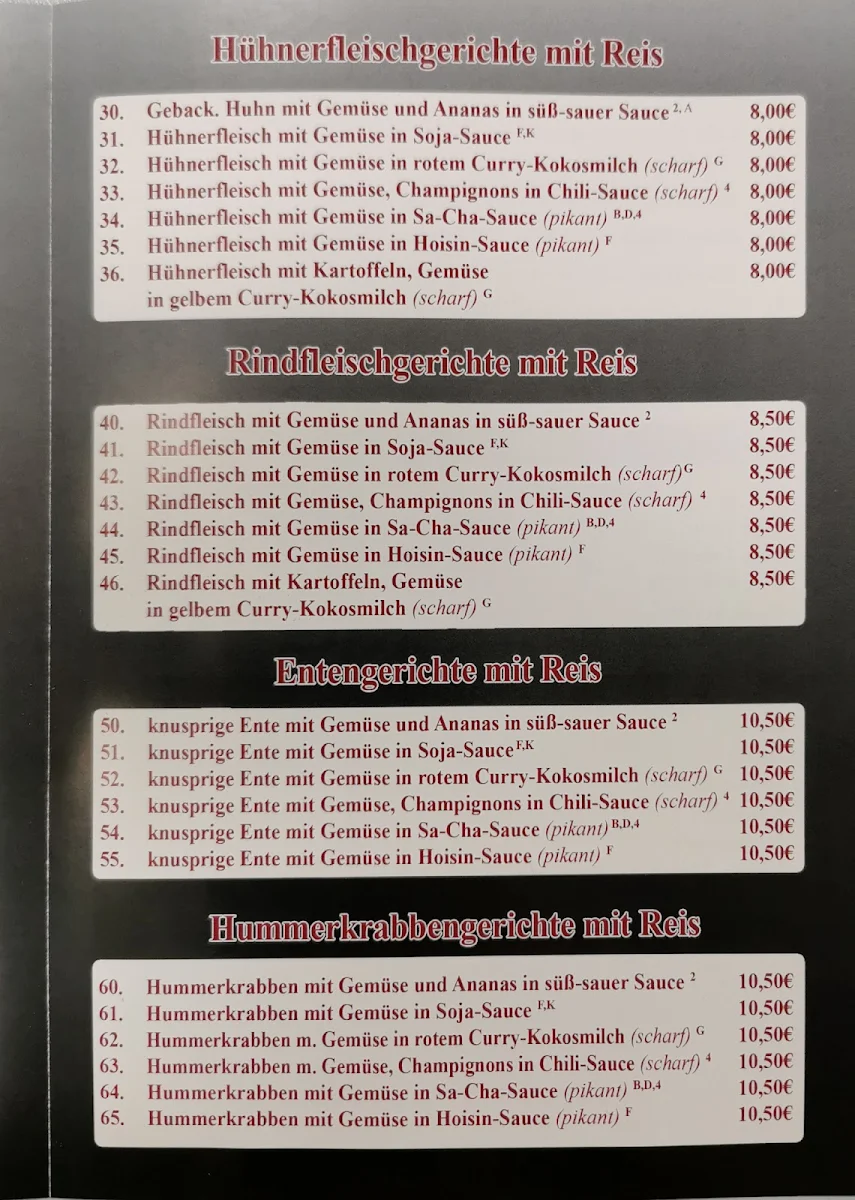 Speisekarte photo 4