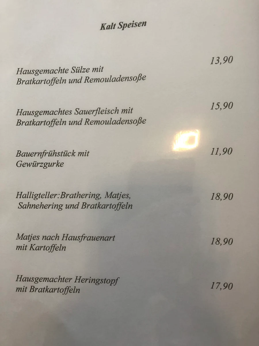 Speisekarte photo 1