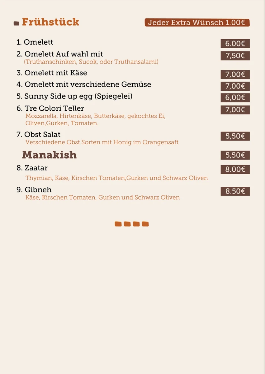 Speisekarte photo 3
