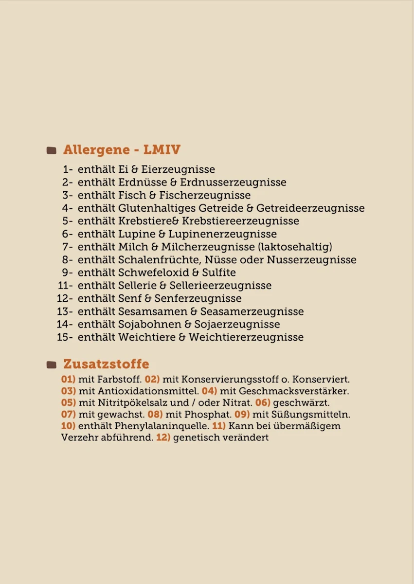 Speisekarte photo 4
