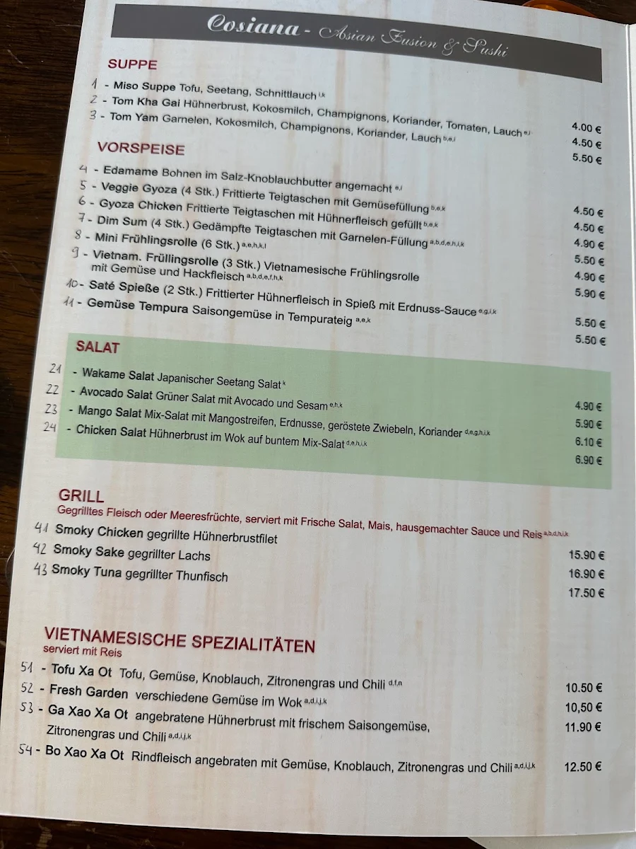 Speisekarte photo 2