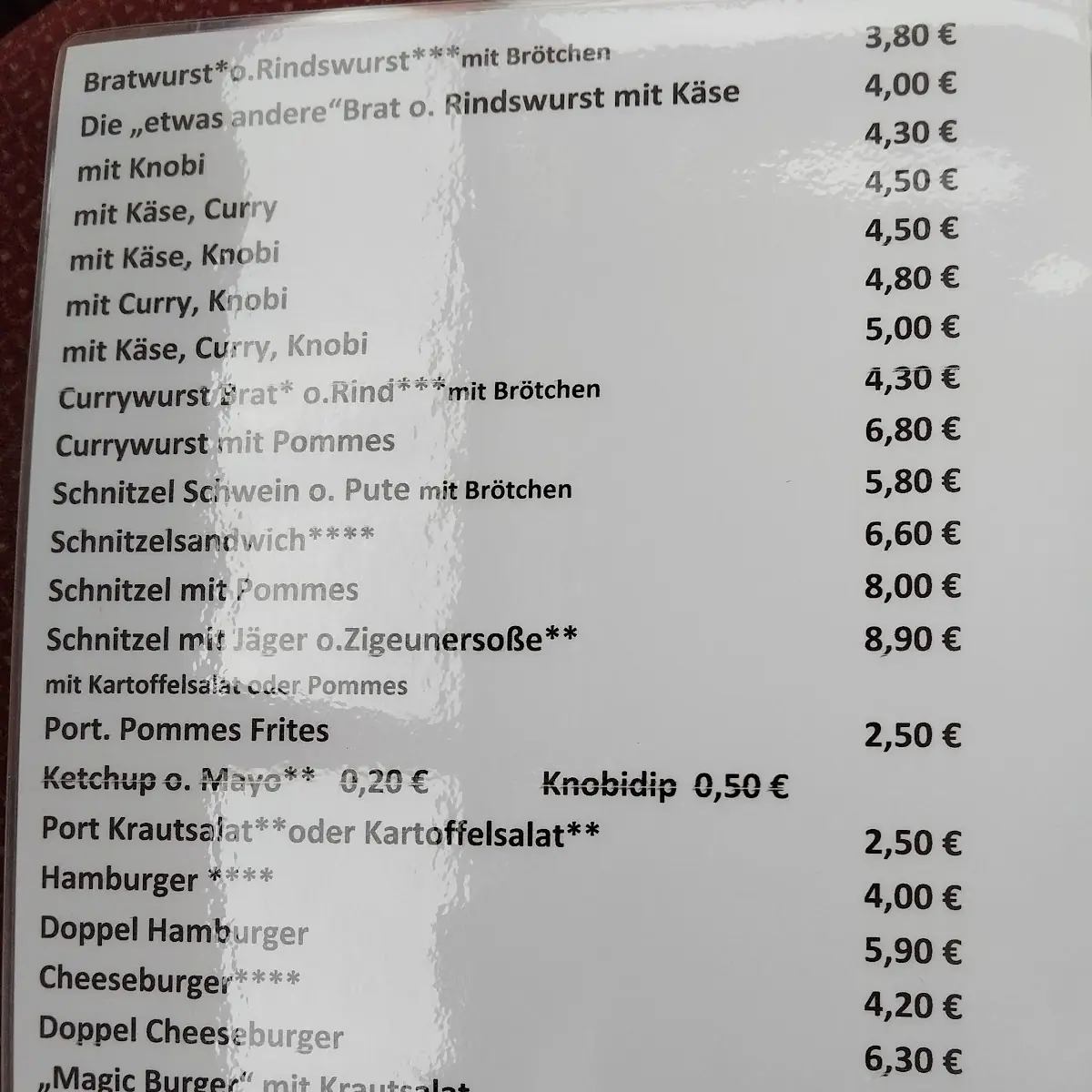 Speisekarte photo 2