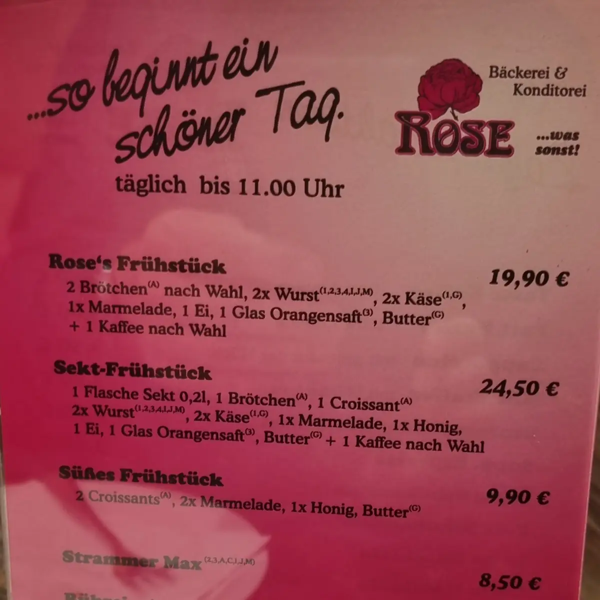 Speisekarte photo 4