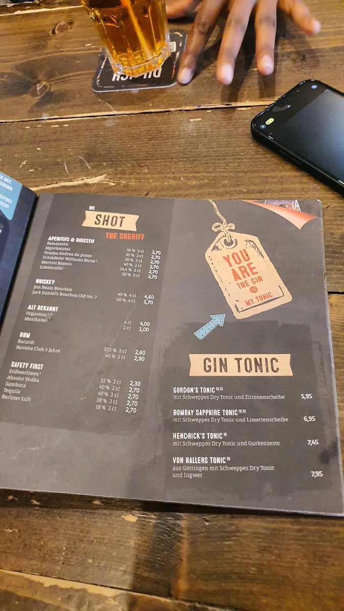 Speisekarte, Café & Bar Celona Göttingen