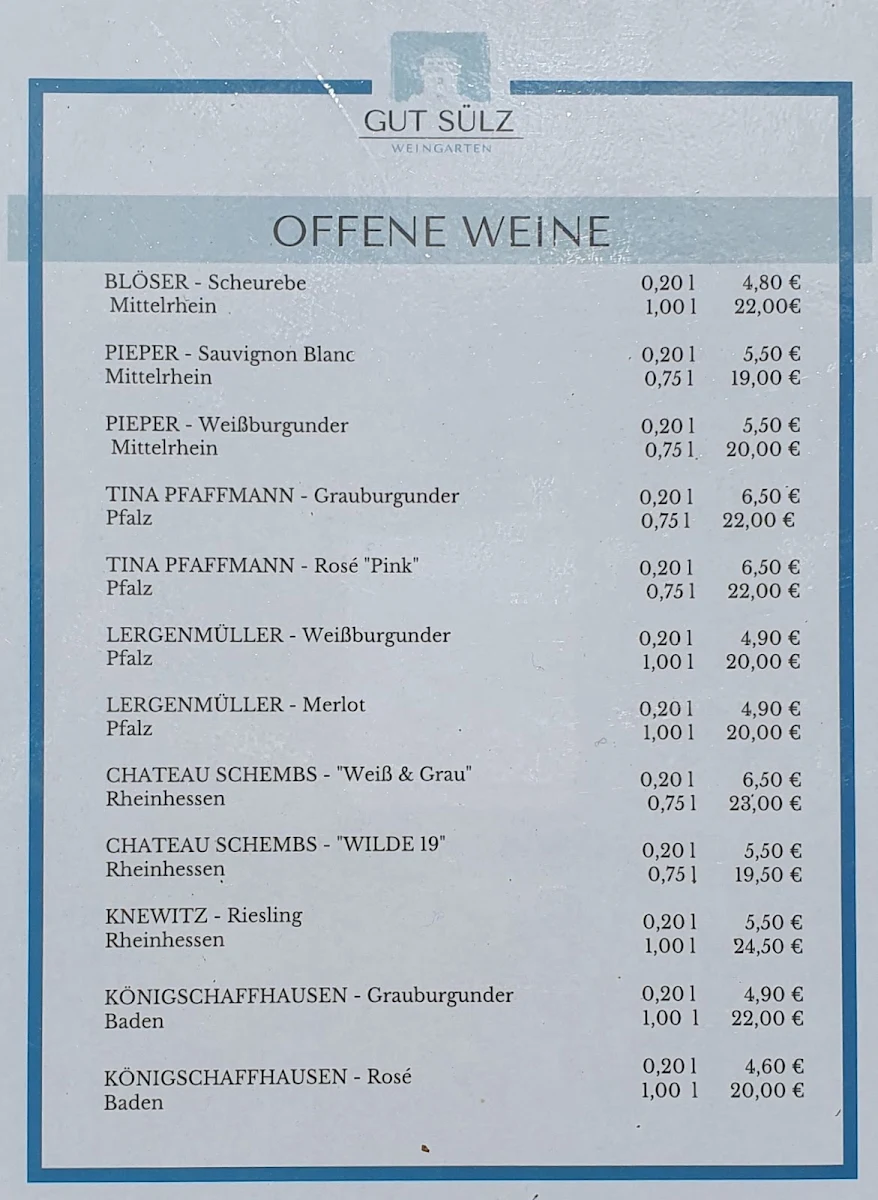 Speisekarte photo 1