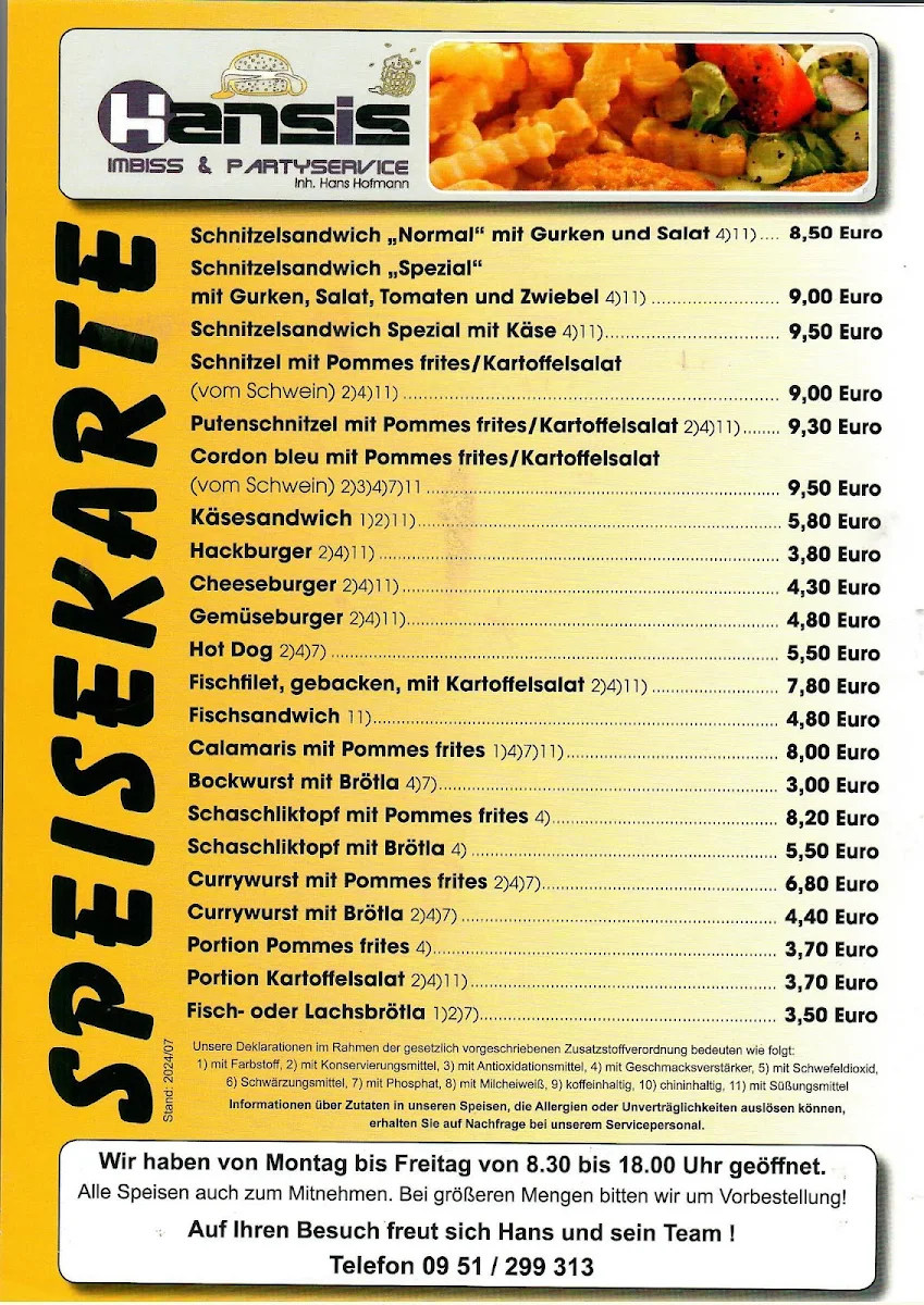 Speisekarte photo 4