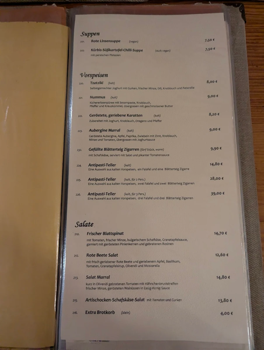 Speisekarte photo 1