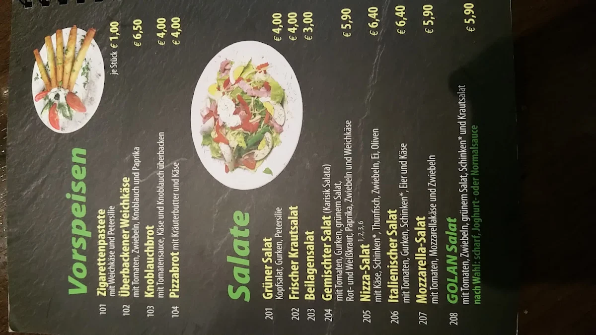Speisekarte photo 2