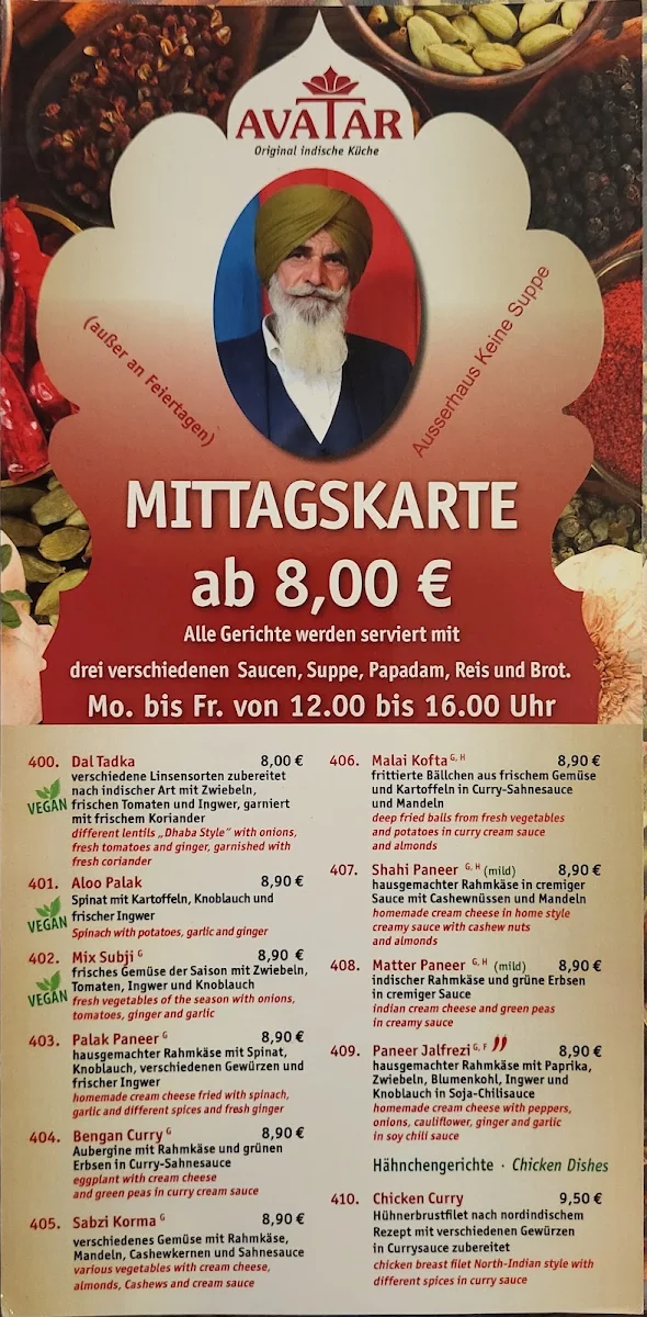 Speisekarte photo 4