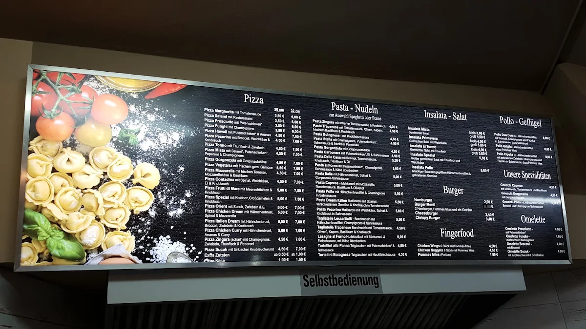 Speisekarte, Pizza Dundun