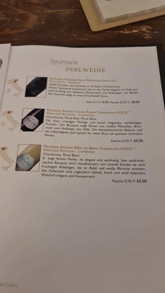 Speisekarte, Kapuzinerhof Ristorante Pizzeria