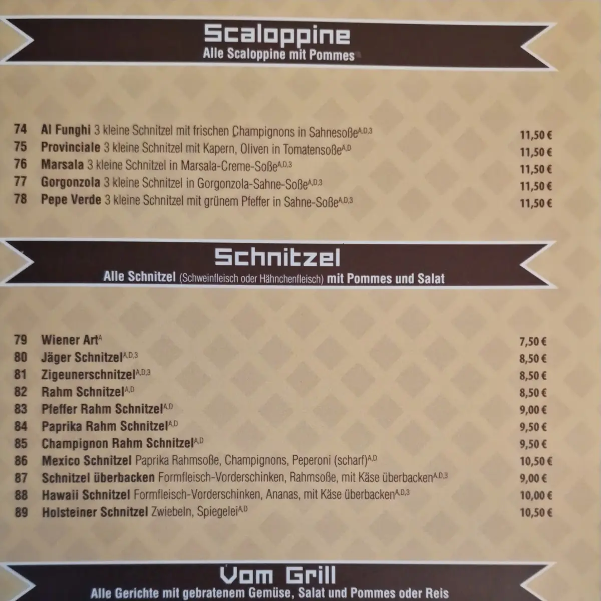 Speisekarte photo 3