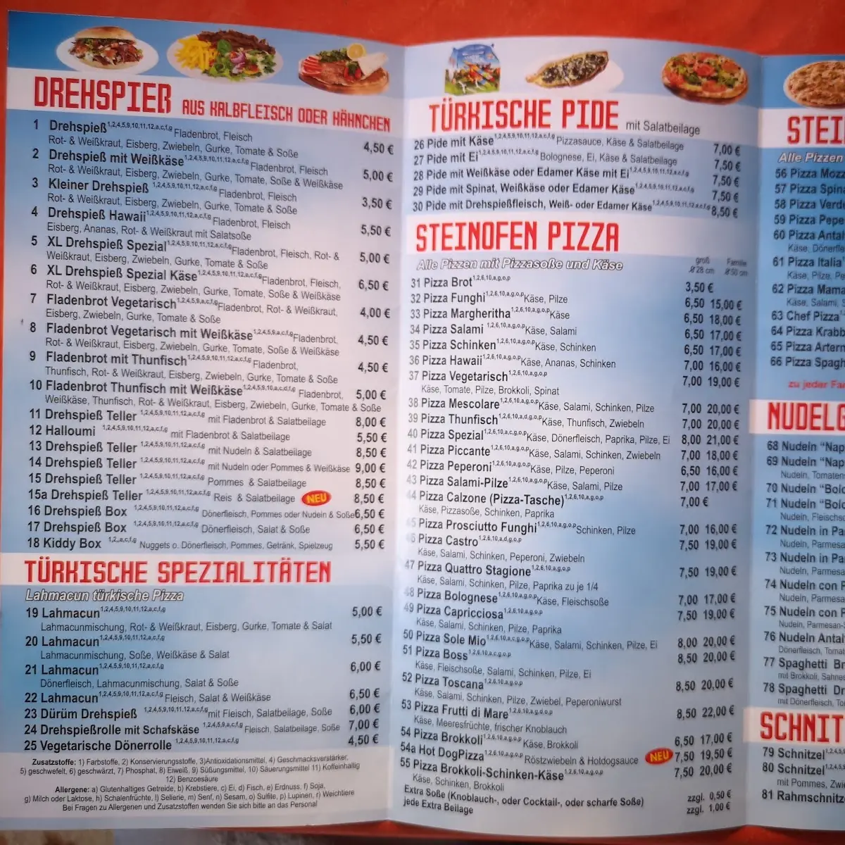 Speisekarte photo 2