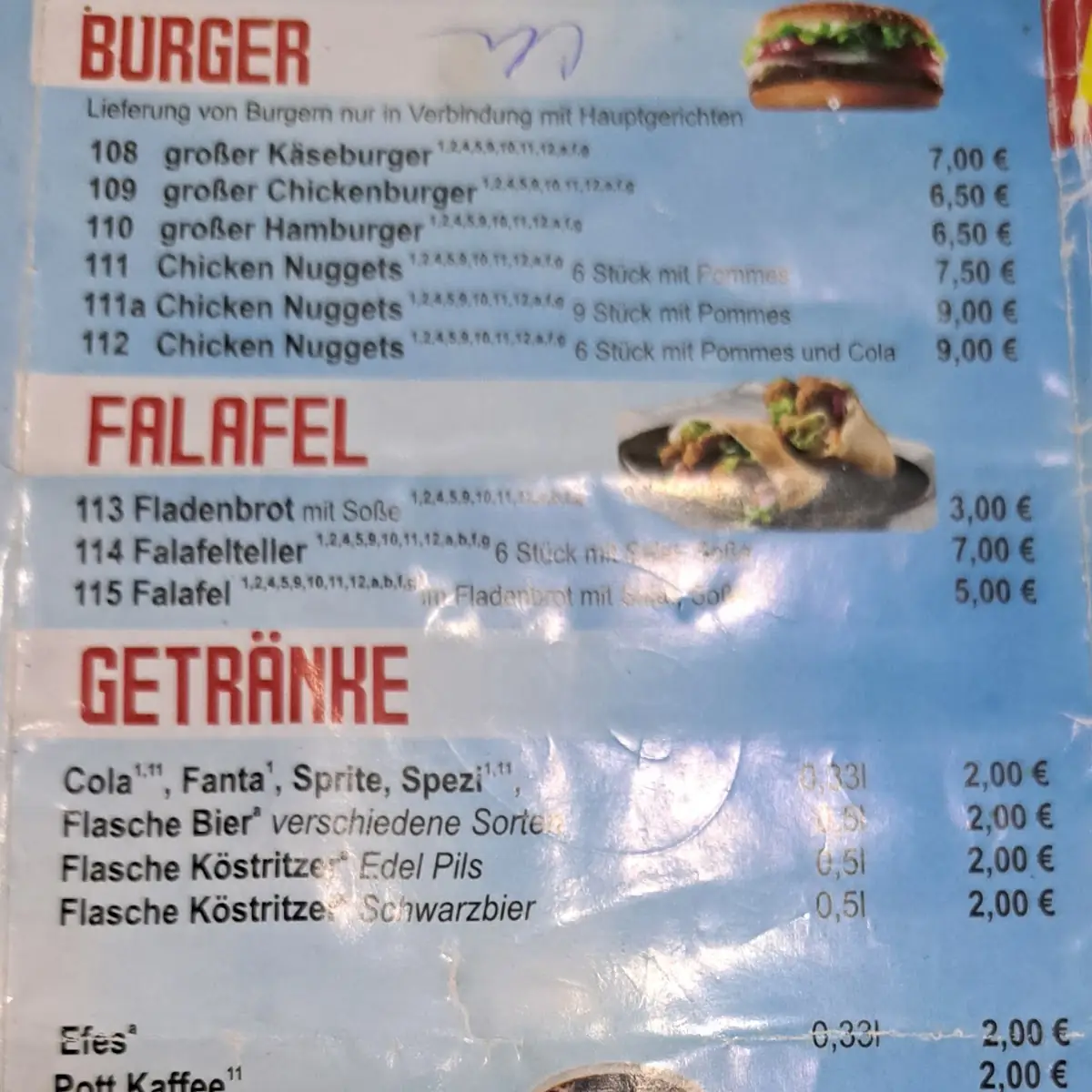 Speisekarte photo 4