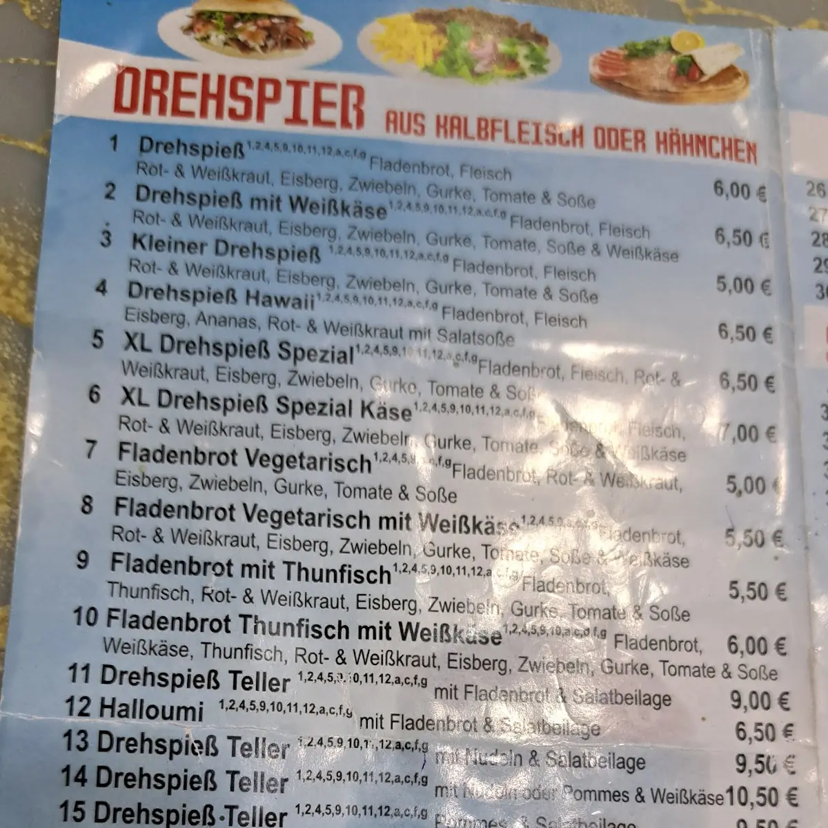Speisekarte photo 5