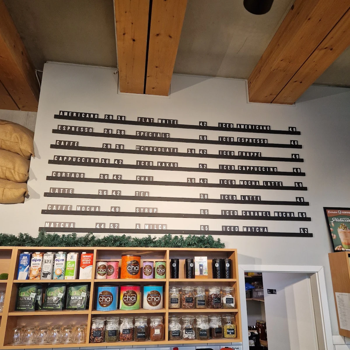 Speisekarte, Exclusive Coffee SXB