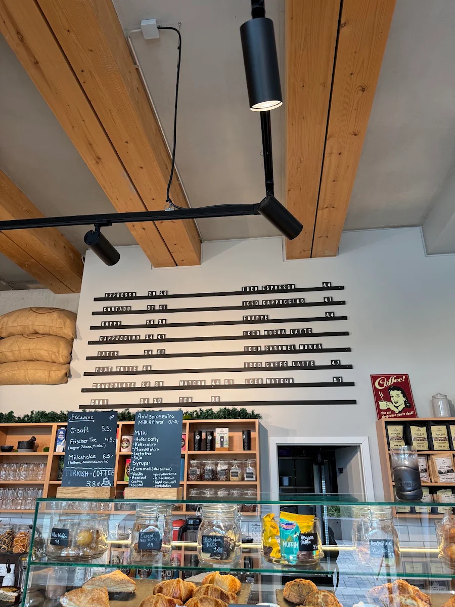 Speisekarte, Exclusive Coffee SXB