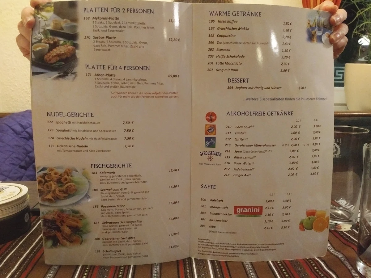 Speisekarte photo 1