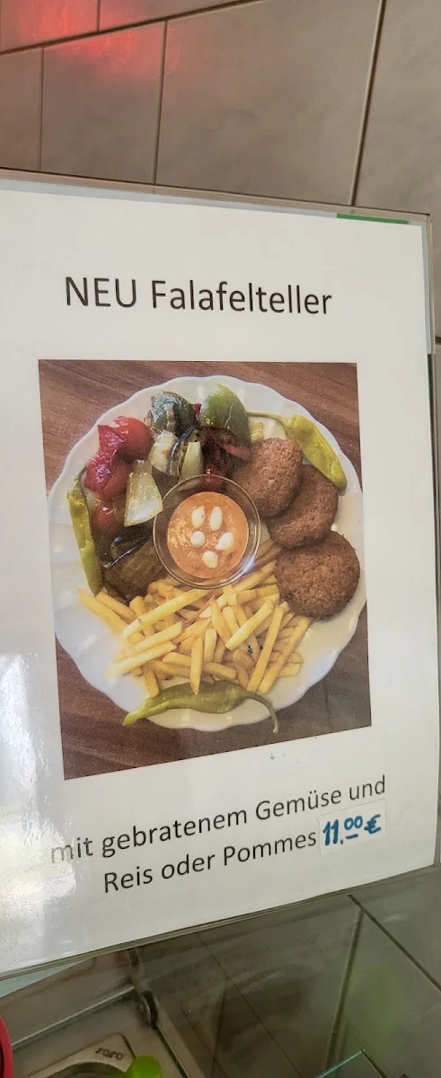 Speisekarte, Dämmer Döner