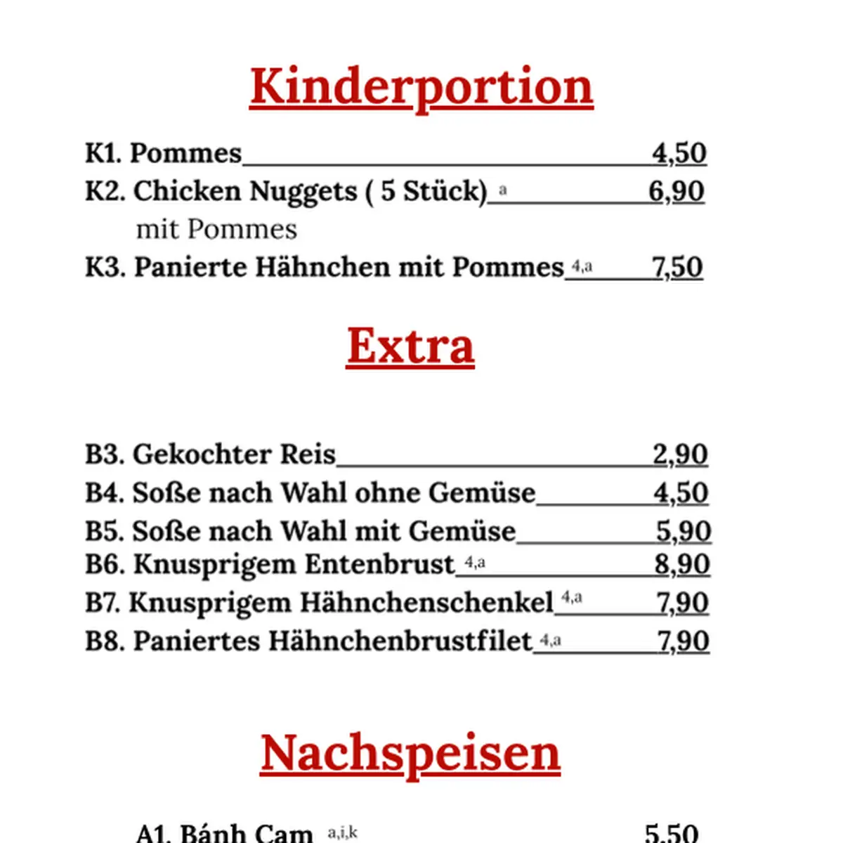 Speisekarte photo 10