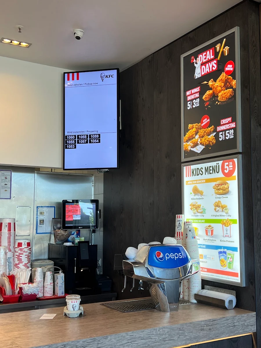 Speisekarte, Kentucky Fried Chicken