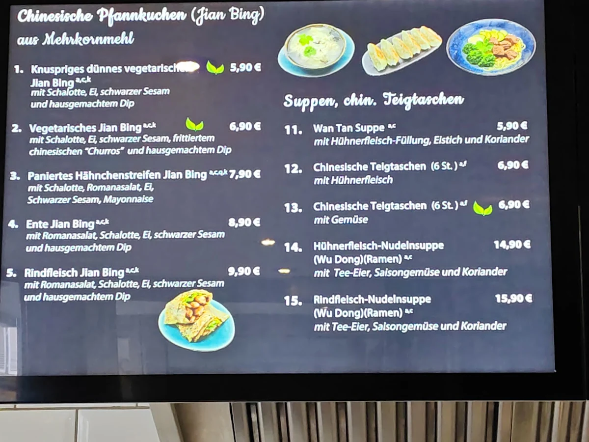 Speisekarte photo 3