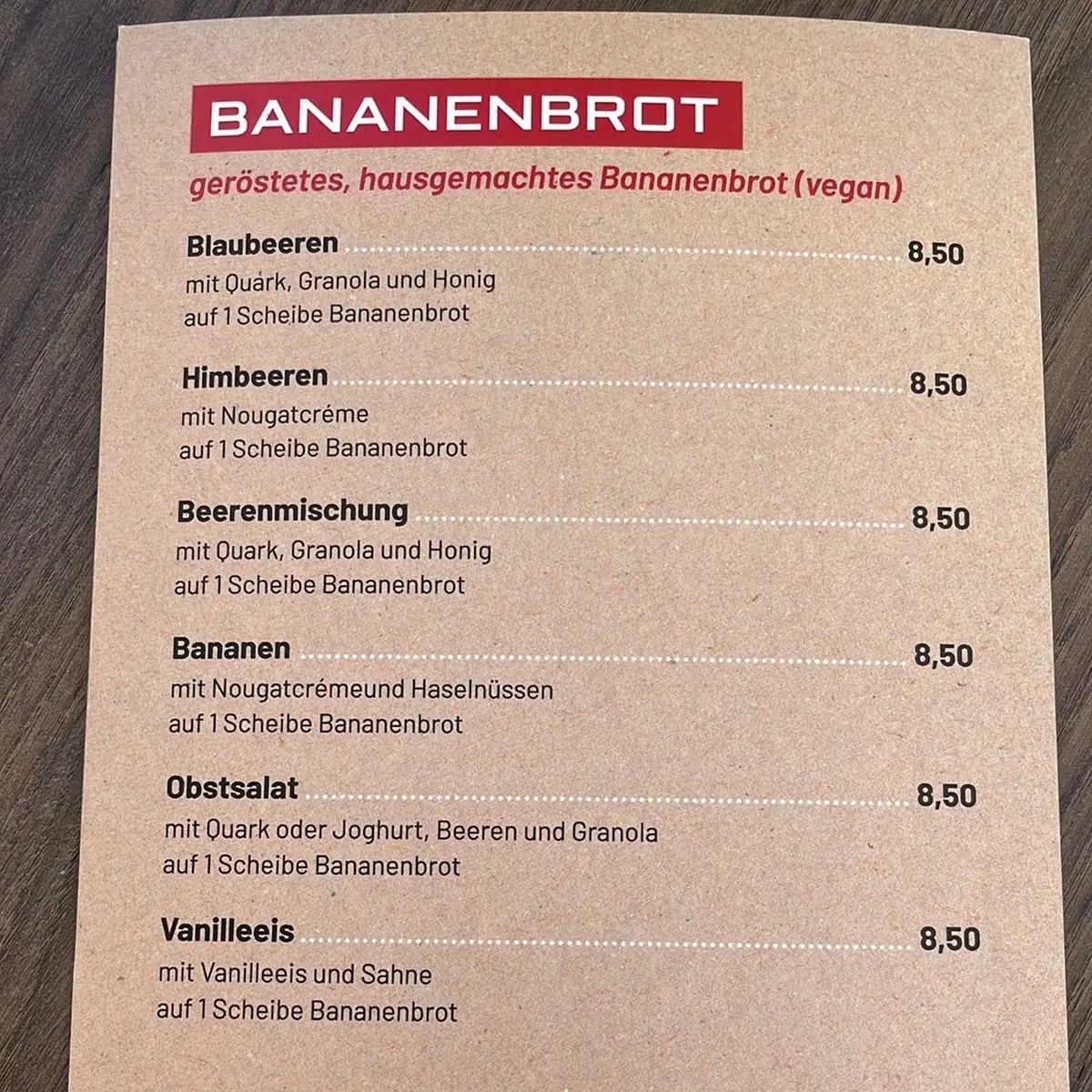 Speisekarte photo 3