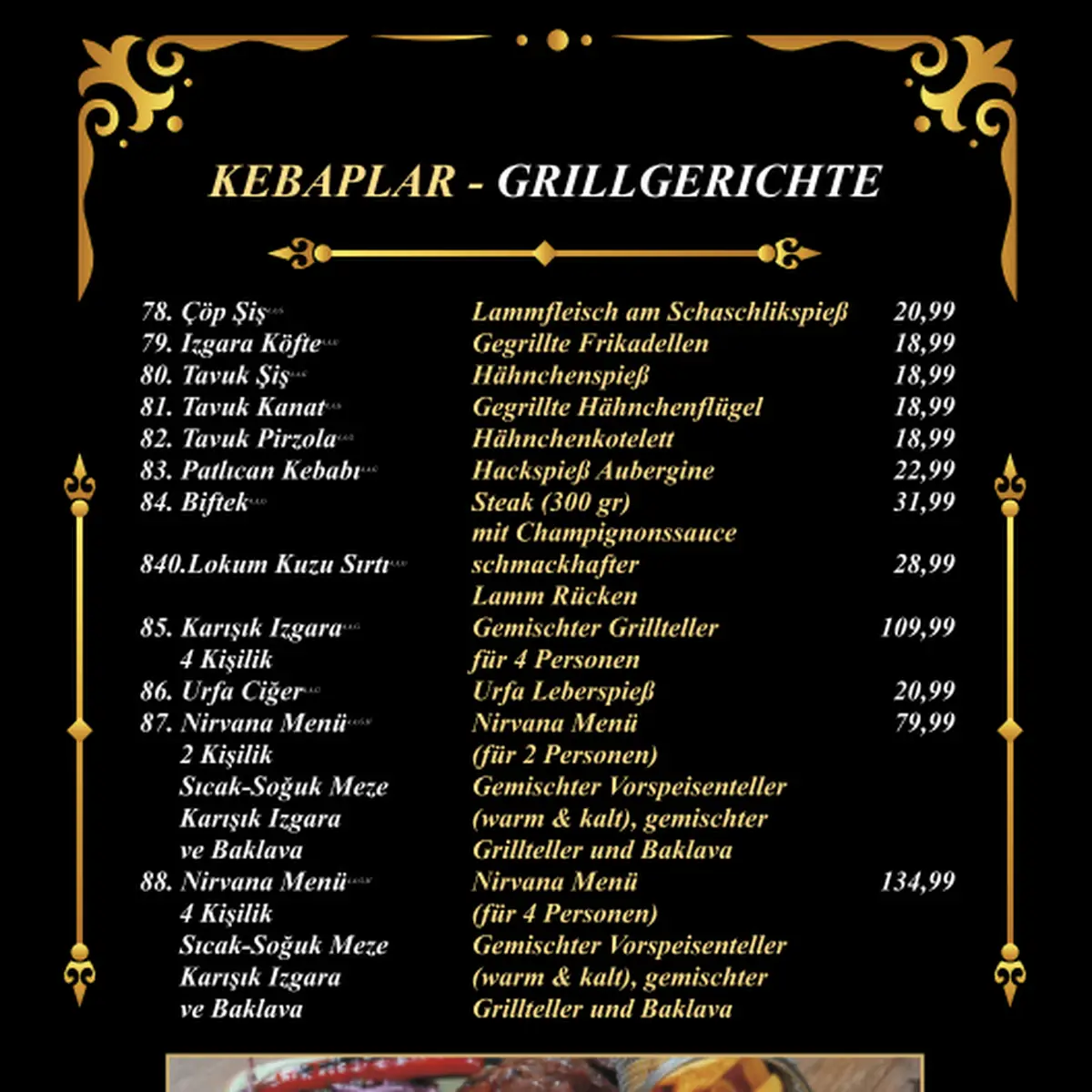 Speisekarte photo 1