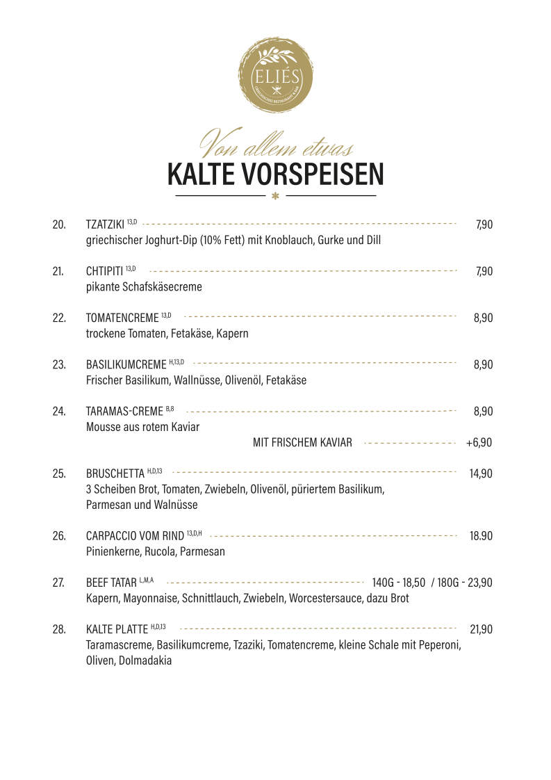 Speisekarte photo 9