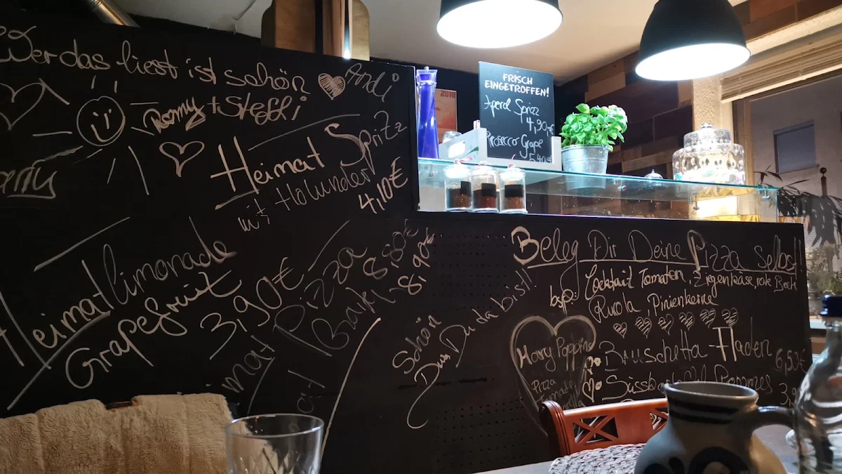 Speisekarte, Heimat Pizza