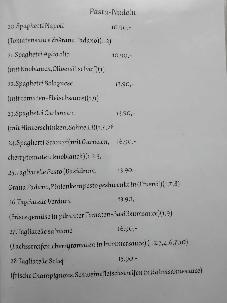 Speisekarte photo 1