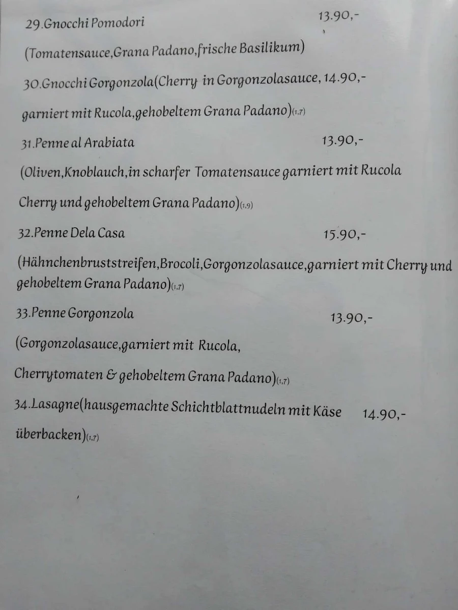 Speisekarte photo 2