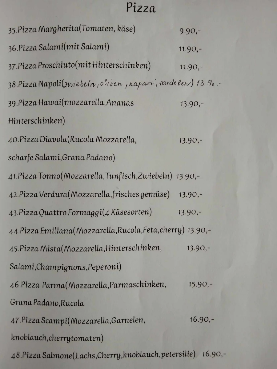 Speisekarte photo 3