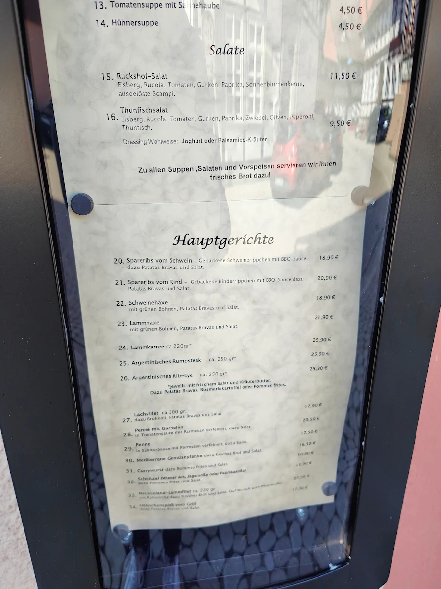 Speisekarte photo 3