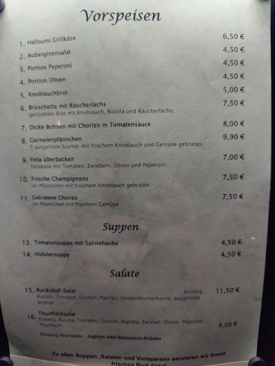 Speisekarte photo 5