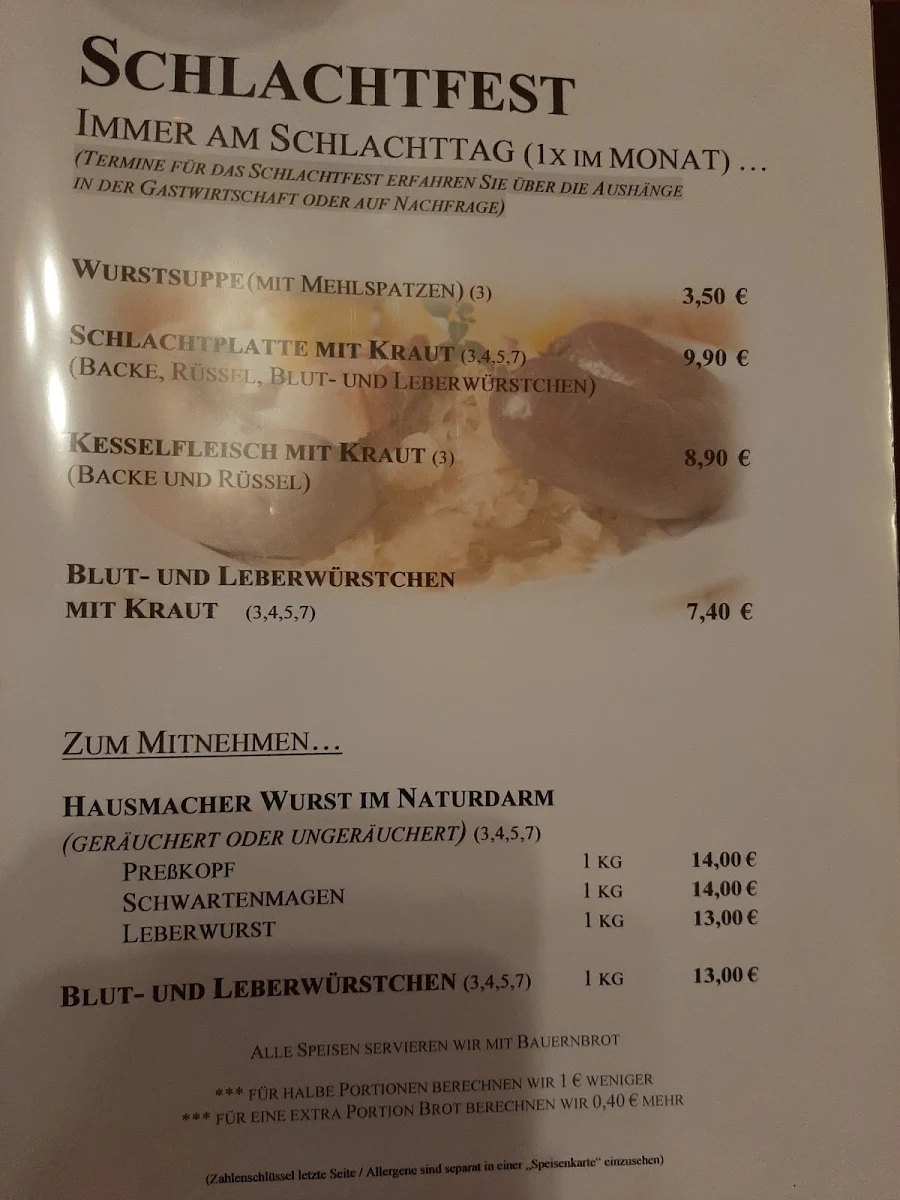 Speisekarte photo 1