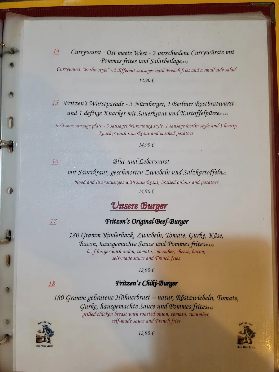 Speisekarte photo 3