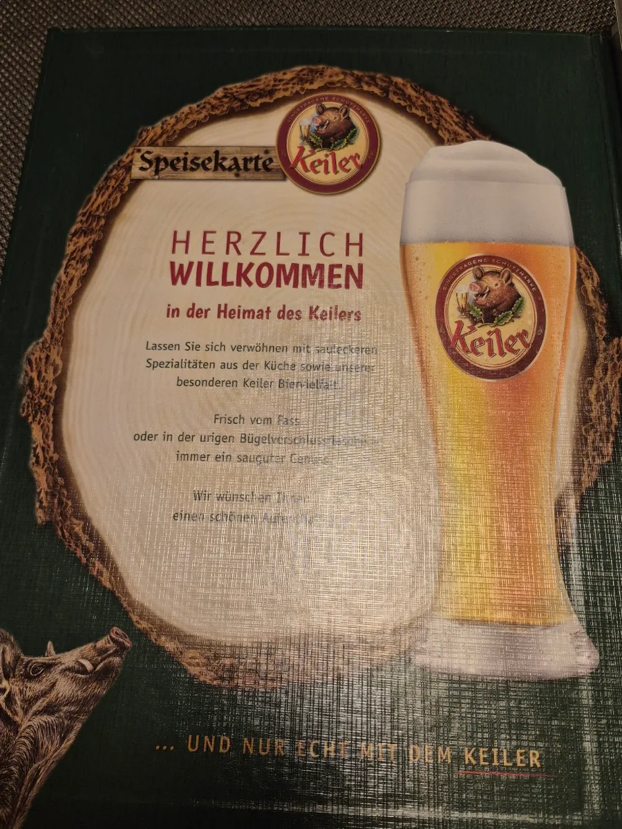Speisekarte, Zur Post