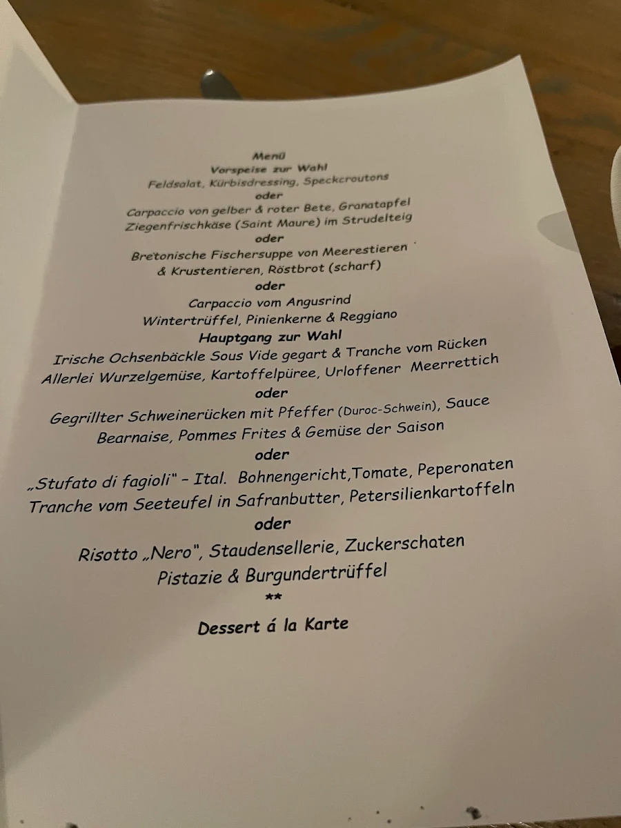 Speisekarte photo 1