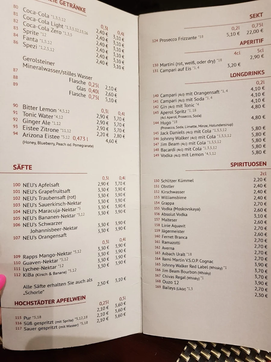 Speisekarte photo 4