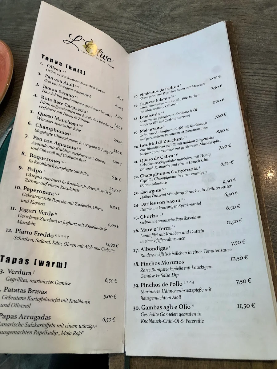 Speisekarte photo 2