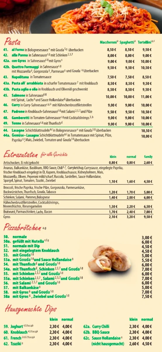 Speisekarte photo 1