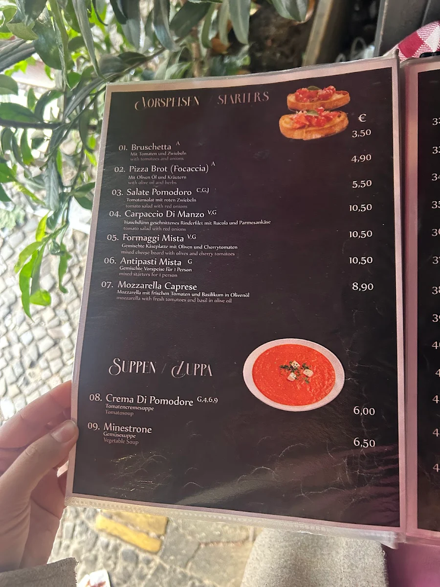 Speisekarte, Due Fratelli